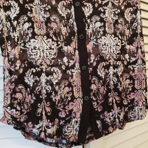 Cooperative Button Down Blouse SZ XS Black - Picture 6 of 10